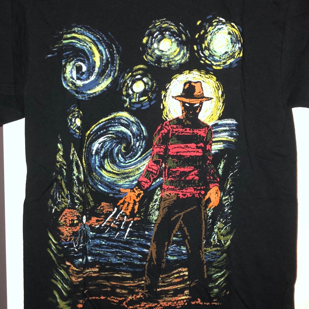 Starry Nightmare Elm Street Freddy Krueger T-shirt